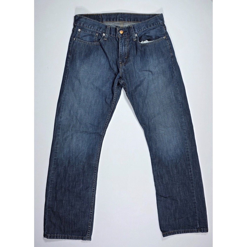 Levis 514 Men's Straight Fit Blue Denim Jeans W31 L30 Dark Wash